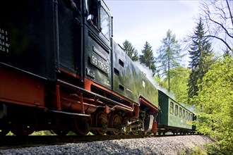 Rabenauer Grund, after the severe damage caused by the floods of 2002, the popular narrow-gauge