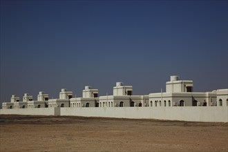 New housing estates built by the state of Oman for the resettlement of oilfield workers, Oman, Asia