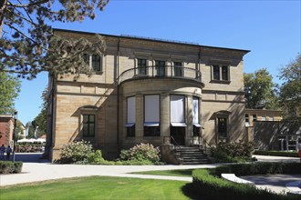 The Villa Wahnfried, Haus Wahnfried, former home of Richard Wagner, park side, Bayreuth, Upper