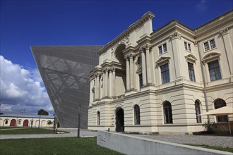 Military History Museum of the German Armed Forces, main arsenal building with wedge, architect