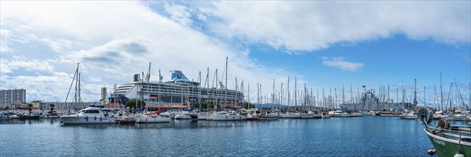 TUI Marella Discovery Cruise Ship in Port of Toulon, France, Europe