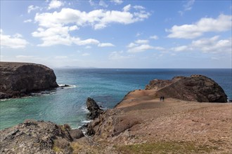 Coast near the Calas de Papagayo, Lanzarote, Canary Islands, Spain, Europe