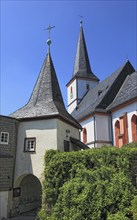 The fortified church Zum Heiligen Geist in Grafengehaig. It is one of the best-preserved and oldest