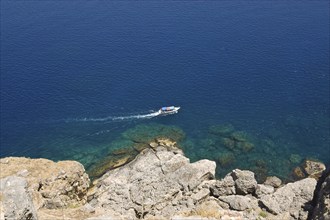 Rhodes Island, Lindos, Lindos is a town on the Greek island of Rhodes. Its landmark is the