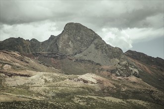 Mountain landscape in the Andean highlands, Alto de Ticlio, Peru, South America