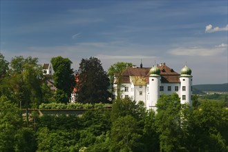 Hinteres Schloss, Mühlheim Castle of the Lords of Enzberg, two-tower castle complex with