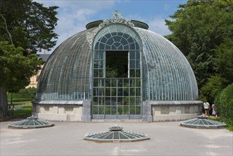 Palm House, Lednice Castle, Lednice, Eisgrub, Breclav, Jihomoravský kraj, part of the