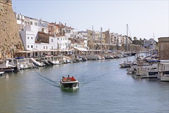 Historic Port, Ciutadella or Ciutadela, Menorca, Balearic Islands, Spain, Europe