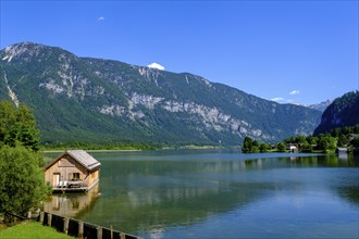 Hallstätter See, Untersee near Bad Goisern, Salzkammergut, Upper Austria, Austria, Europe