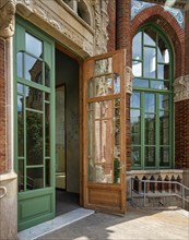 Historic hospital complex of the Hospital de la Santa Creu i Sant Pau, Barcelona, Catalonia, Spain,