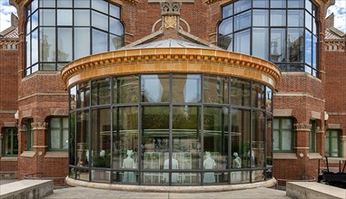 Historic hospital complex of the Hospital de la Santa Creu i Sant Pau, Barcelona, Catalonia, Spain,