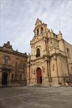 City of Ragusa, Church, Chiesa di San Guiseppe in Piazza Pola in the late Baroque district of