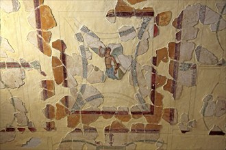 Wall fresco in the Historic Villa San Marco, Stabiae, Castellammare di Stabia, Campania, Italy,