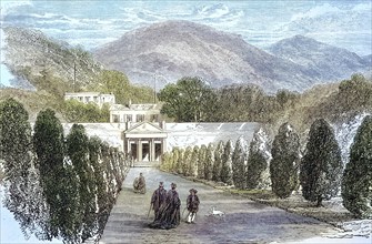 Villa San Martino, from May 1814 to February 1815 one of Napoleon Bonaparte's two government