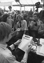 The congress of the DKP-affiliated Socialist German Workers' Youth (SDAJ) on 11.09.1971 in Bremen