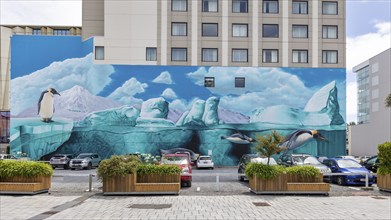 Straßenkunst, Christchurch, Neuseeland