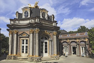 Temple of the Sun in the Hermitage in Bayreuth, Upper Franconia, Bavaria, Germany, Europe