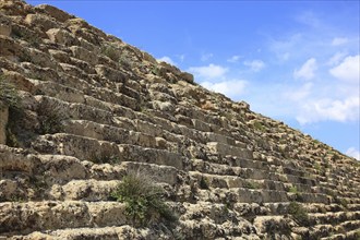 Selinunte, remains of the city wall in the archaeological site of Selinunte, Trapani province,