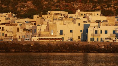 Morning light, Marettimo village, Marettimo, Egadi Islands, Sicily, Italy, Europe