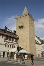 Powder Tower, Johannisstraße, Jena, Thuringia, Germany, Europe