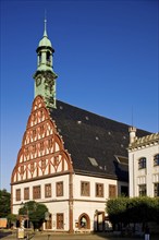 Zwickau Gewandhaus: landmark of the city, built in 1522-1525 in late Gothic style, with Renaissance