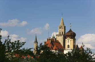 Hohenzollern Palace Sigmaringen, former princely residence and administrative seat of the Princes