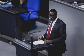 Karamba Diaby, Mitglied des Deutschen Bundestages (SPD), aufgenommen im Rahmen einer Sitzung des