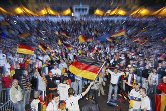 Public viewing on the banks of the Elbe in Dresden, as here for the 2006 European Football