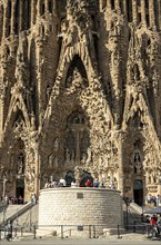 Sagrada Familia by Antoni Gaudi, Barcelona, Catalonia, Spain, Europe