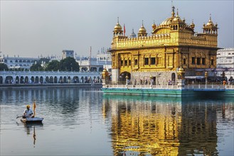 AMRITSAR, INDIA, AUGUST 26, 2011: Golden Temple Sri Harmandir Sahib Gurdwara in Amritsar, Punjab,