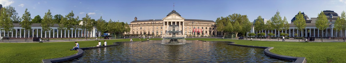 Spa hotel Wiesbaden Panorama Germany