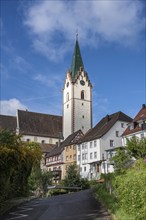 Old Town and Church of the Assumption of the Virgin Mary, Engen, Constance County,