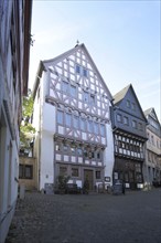 Historic half-timbered house Werner Senger Haus, Old Town, Limburg, Hesse, Germany, Europe