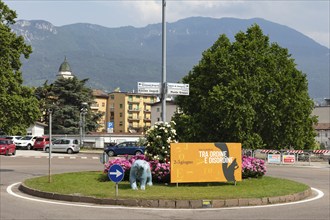 Roundabout, Trento, Tyrol, Italy, Europe