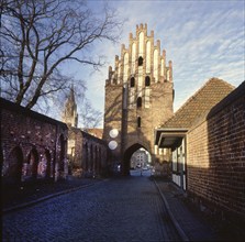 A visit to Neubrandenburg, here on 29.11.1994, still shows a picture of the post-reunification