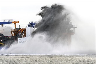 Trailing suction hopper dredger Vox Apolonia of Van Oord, Dutch maritime contracting company