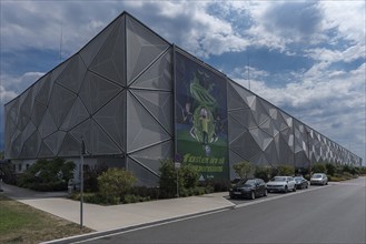 Modern multi-storey car park of the Adidas company, Herzogenaurach, Middle Franconia, Bavaria,