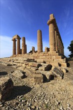 In the Parco Valle dei Templi di Agrigento, Unesco World Heritage Site, Remains of the Ancient City