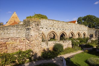 Memleben Monastery and presumed imperial palace, Memleben, Saxony-Anhalt, Germany, Europe