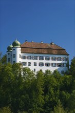 Hinteres Schloss, Mühlheim Castle of the Lords of Enzberg, two-tower castle complex with