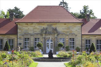 Old Palace (west side) at the Hermitage in Bayreuth, Upper Franconia, Bavaria, Germany, Europe