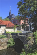 Himmelkron Monastery, monastery mill and former malt house, Kulmbach district, Upper Franconia,