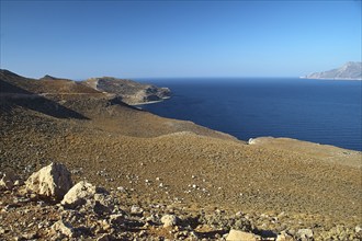 Gramvoussa Peninsula, Kissamos Gulf, blue sea, rocks, Machia, Rodopou Peninsula, Pirate Bay, Balos,