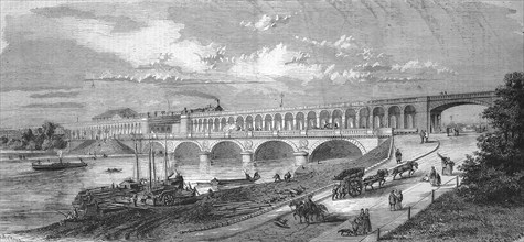 Viaduct of the Ring Railway between the Quartier d'Auteuil and Quartier de Javel, 1869, Paris,