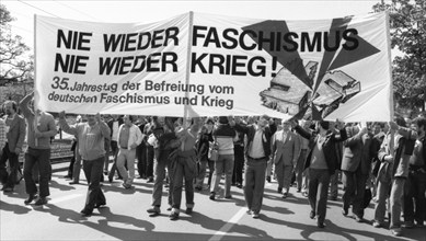 The 35th anniversary congress to end fascist rule was accompanied by a demonstration and rally in