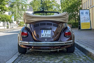 Vintage Volkswagen VW Beetle Cabriolet, convertible, restored, refined, wide tyres, wide tyres,