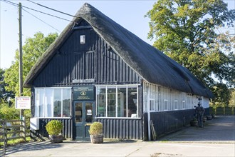 Shepherds bookbinder, The Daffodil Barn, Woodborough, Wiltshire, England, UK