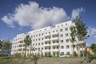 Residential buildings, condominiums, Havelgalerie of BUWOG, Parkstraße, Hakenfelde, Spandau,