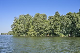 Maienwerder Island, Tegeler See, Tegel, Reinickendorf, Berlin, Germany, Europe