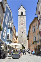 The Zwölferturm in the historic centre of Sterzing, South Tyrol, Italy, Europe